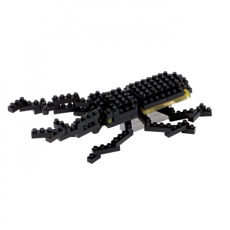 Kawada IST-002 nanoblock Giraffe Stag-Beetle (Prosopocoilus Giraffa)