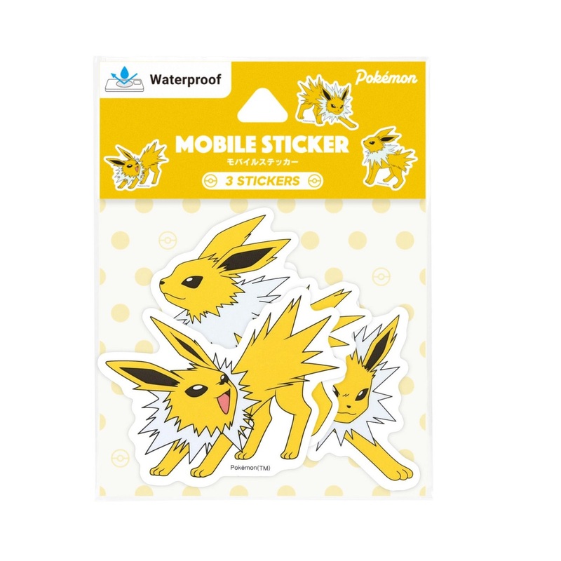 Pokemon Center Original Mobile Sticker Jolteon 951D