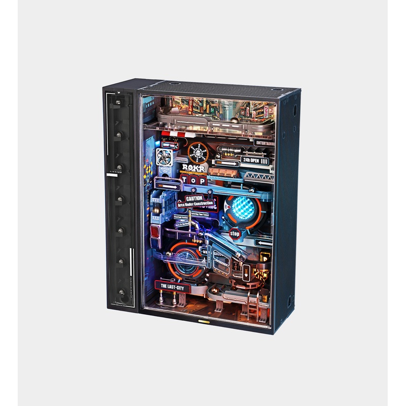 ROBOTIME DIY Miniature Kit The Last City Marble Lift (130 Pieces)