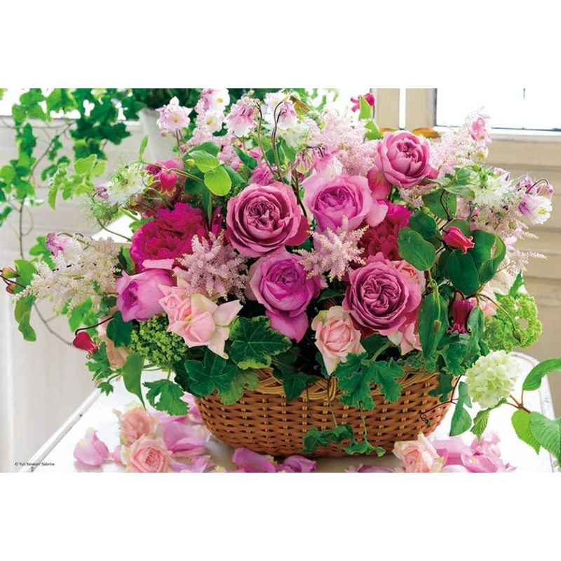 Beverly M81-647 Jigsaw Puzzle Flower Grace Fleur (1000 S-Pieces)