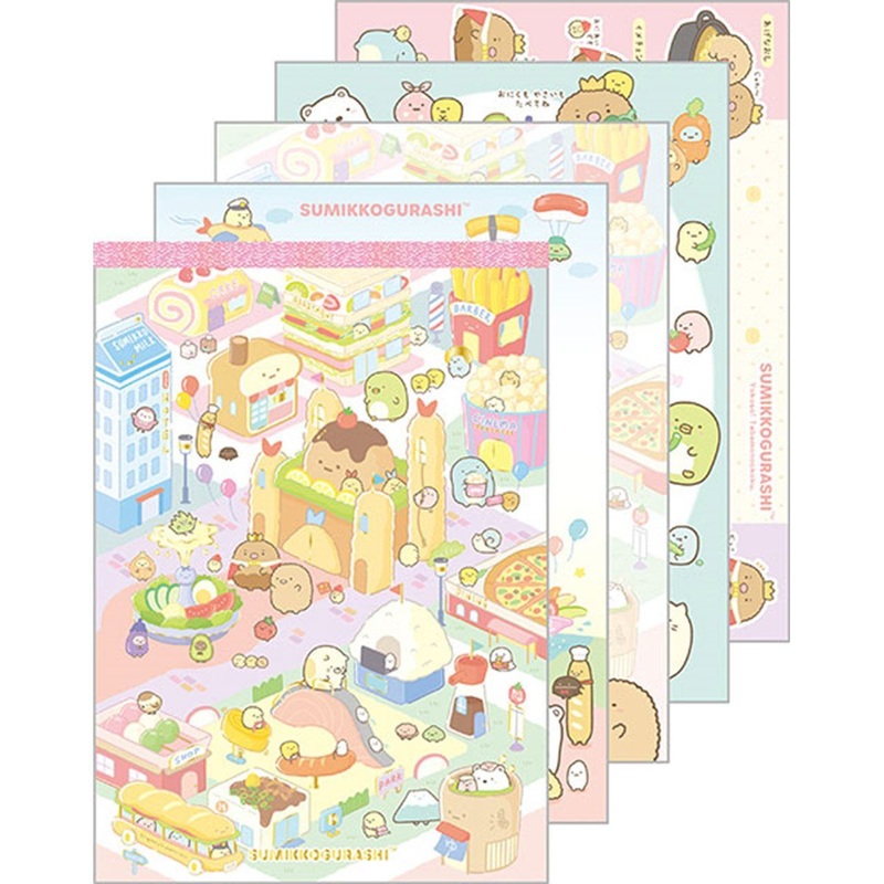 San-x Sumikko Gurashi Memo Pad Kingdom of Foods MH13502