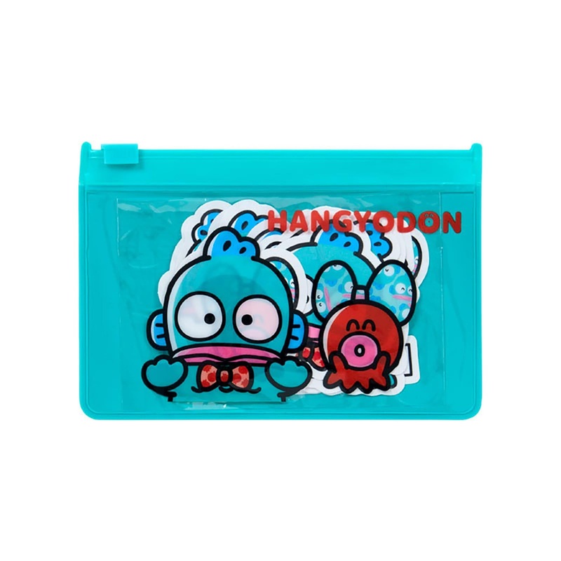 Sanrio Hangyodon Sticker & Case Set