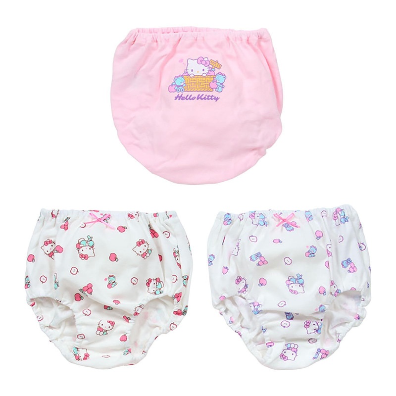 Sanrio Hello Kitty Apple Kids Shorts 3-Piece Set (130cm/ M)