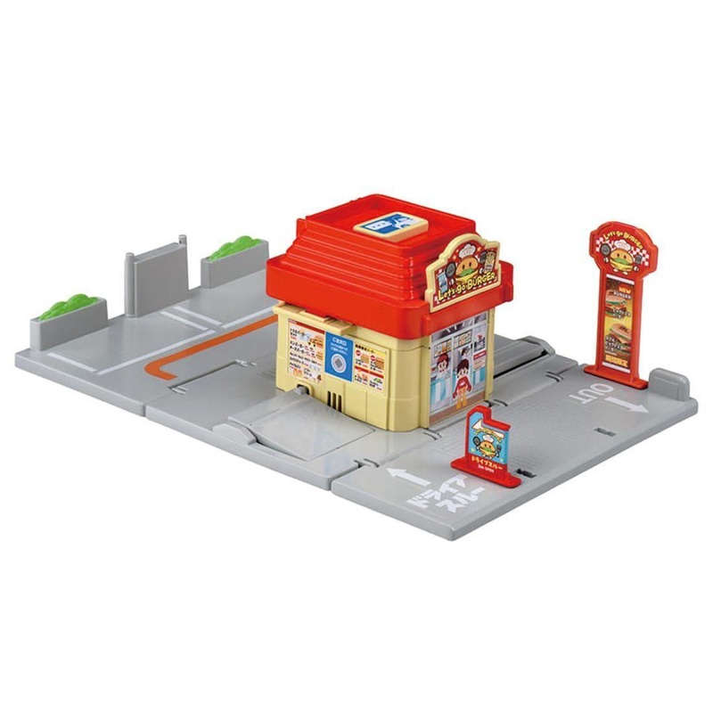 Takara Tomy Tomica World Tomica Town Drive-Thru Burger Shop