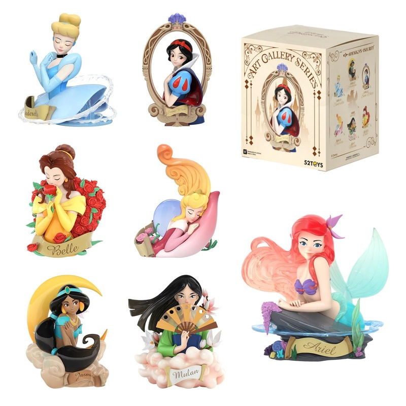 52Toys Blind Box Disney Princess Art Gallery Series
