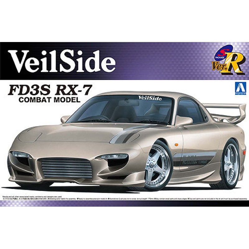 Aoshima 07228 Mazda RX-7 FD3S VeilSide Combat Model 1/24 Scale Kit