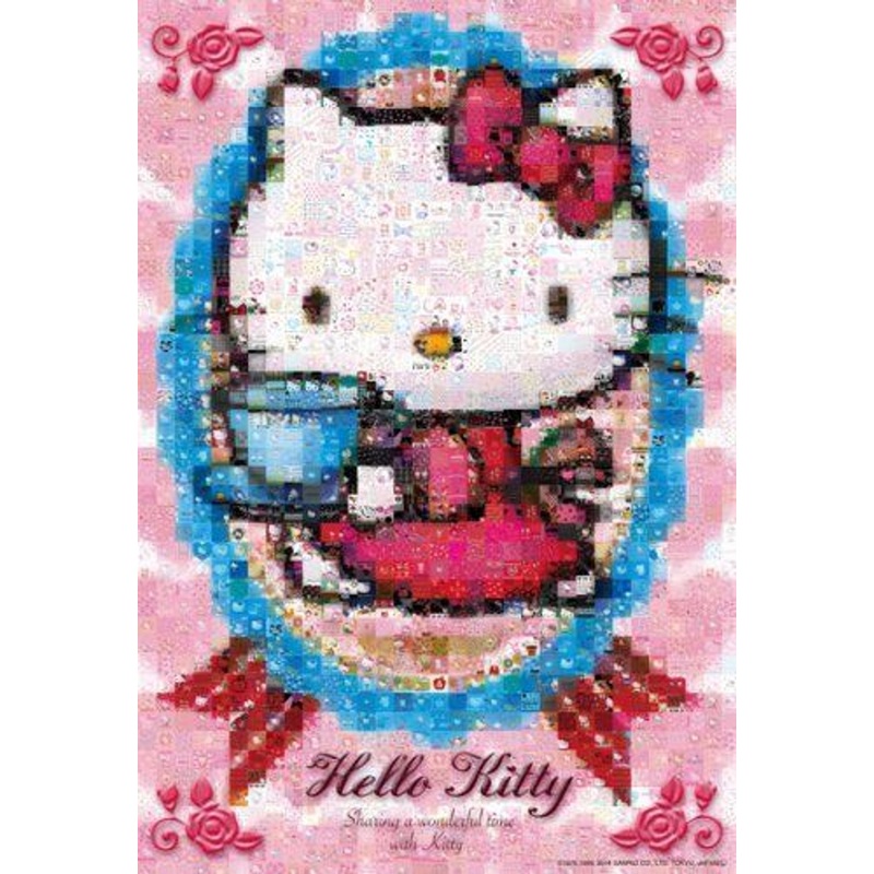 Beverly Jigsaw Puzzle 83-058 Mosaic Art Sanrio Hello Kitty Wonderful(300 Pieces)