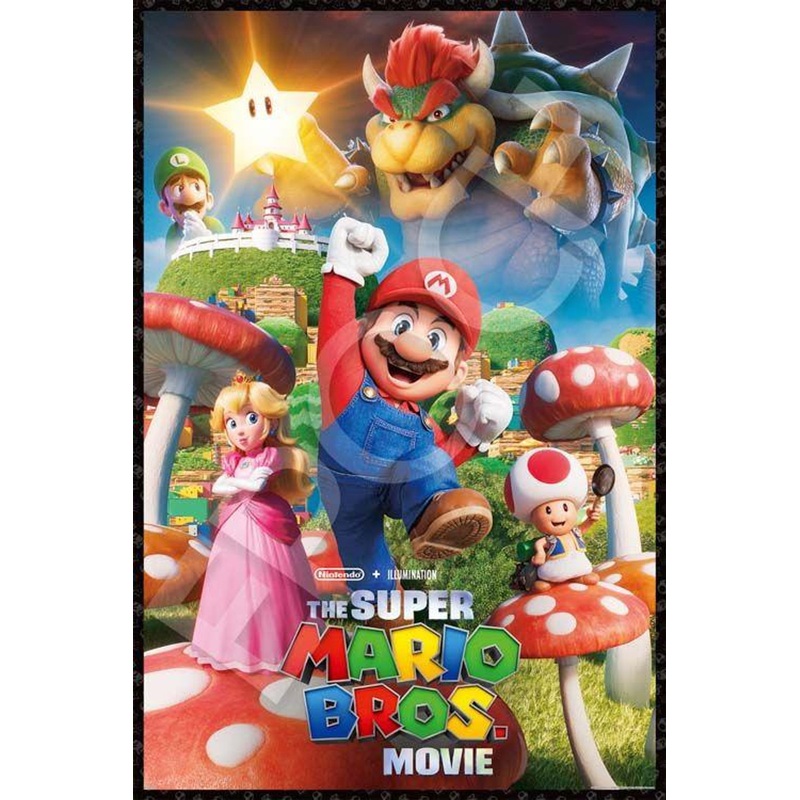 Epoch 12-525s Jigsaw Puzzle Mushroom Kingdom (Super Mario Bros) (1000 Pieces)