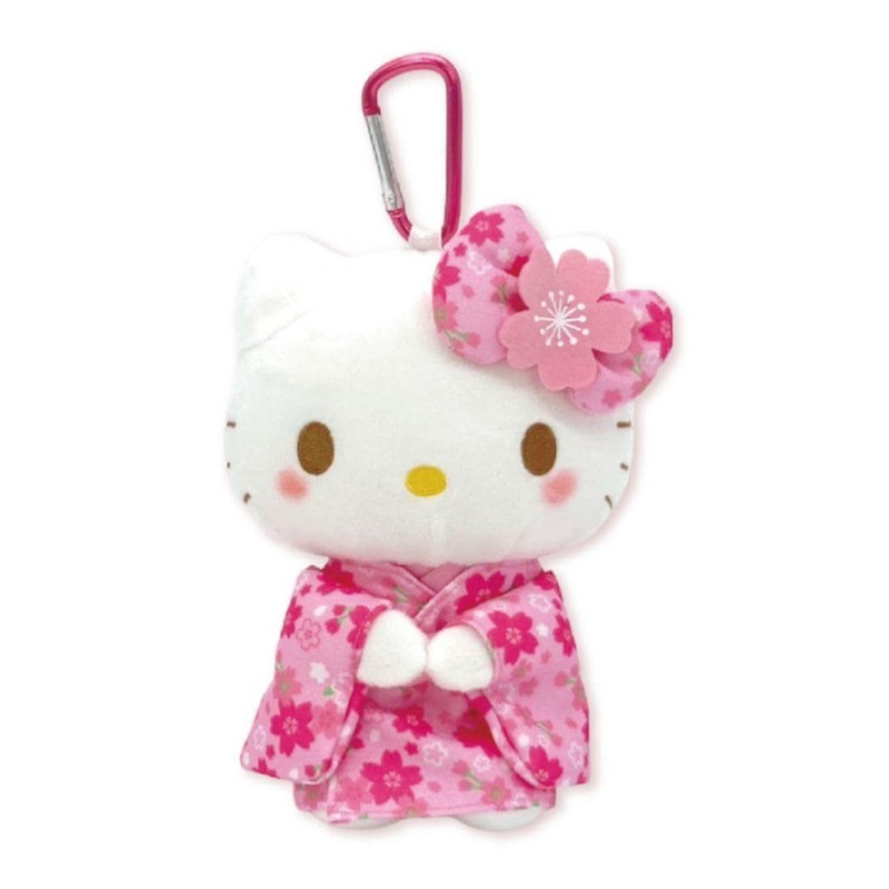 Nakajima Sanrio Plush Eco Bag – Hello Kitty Sakura Kimono