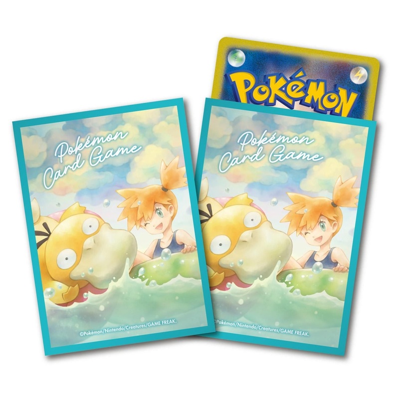 Pokemon Card Game TCG Deck Sleeves Misty & Psyduck