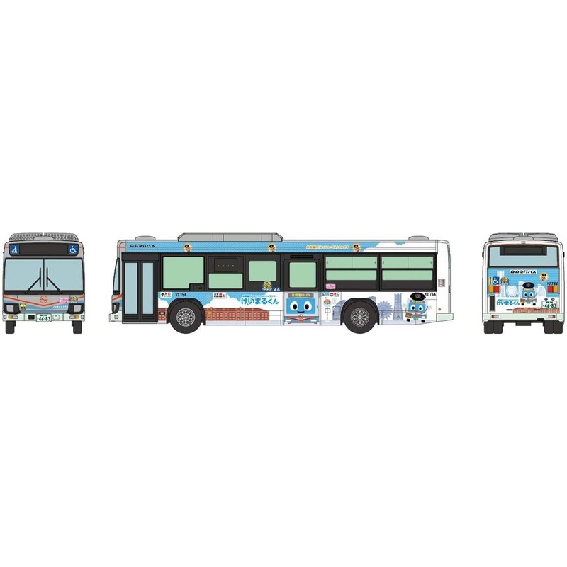 Tomytec Bus Collection  Keikyu Bus ‘Keimaru-kun (R)’ Wrapping Bus (Yokohama Minatomirai Version) (N scale)