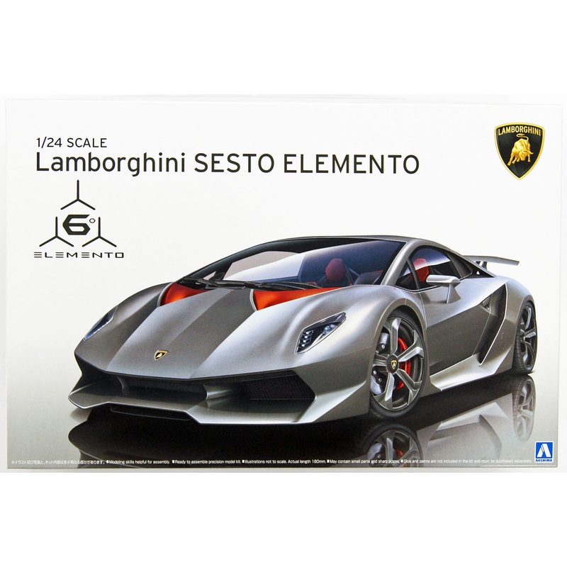 Aoshima 10730 Lamborghini Sesto Elemento 1/24 Scale Kit