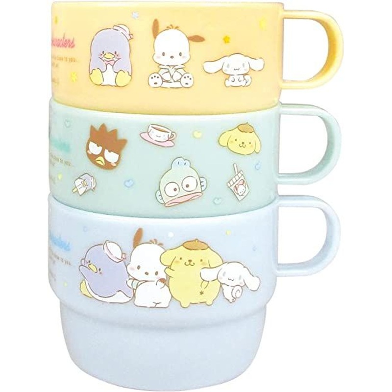 T’s Factory Sanrio Plastic Cups 3 Piece Set Boys