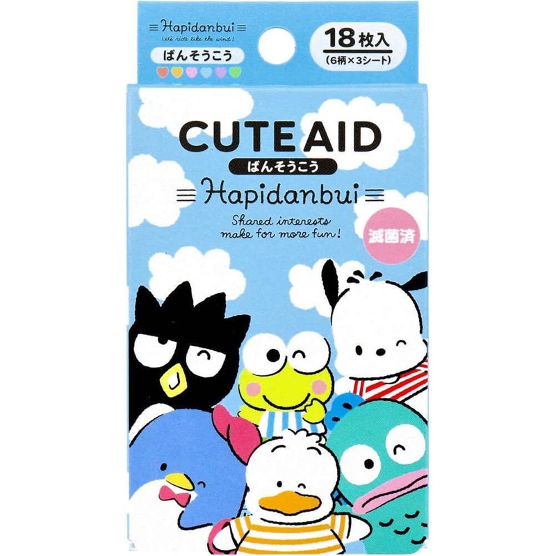 Band-Aid Bandages – Sanrio Characters ‘Hapidanbui’