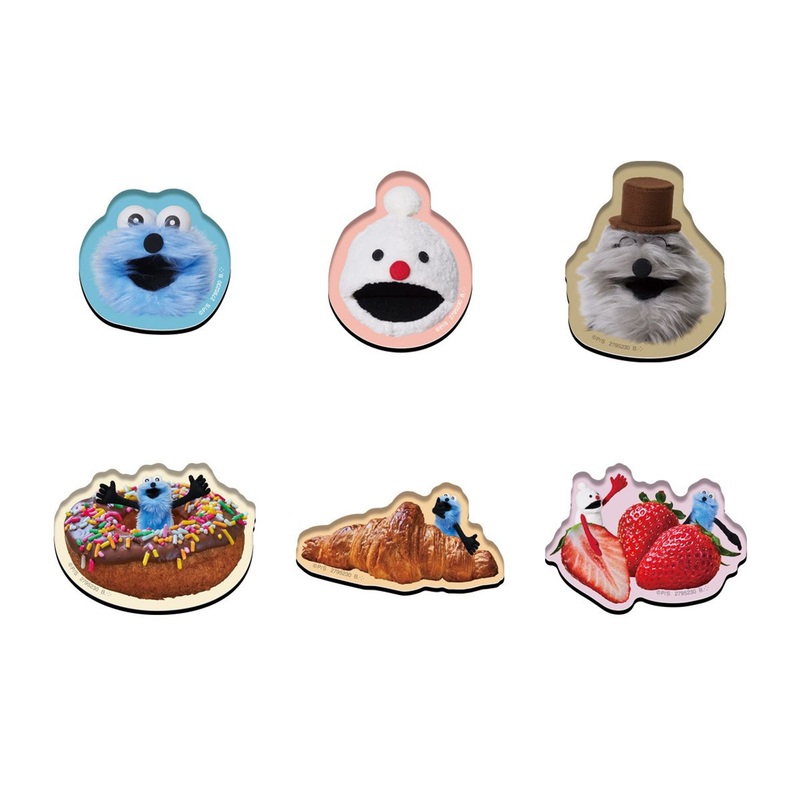 Bandai Candy PUPPET SUNSUN Character Magnets Collection (BOX 14pcs)