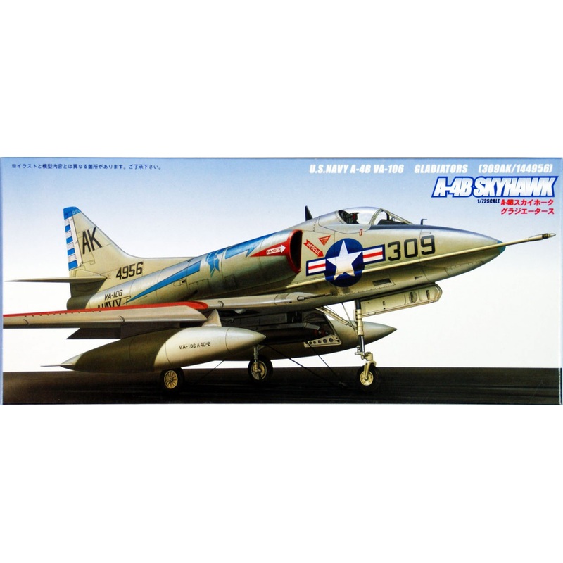 Fujimi F40 US Navy A-4B Skyhawk Gladiators 1/72 Scale Kit
