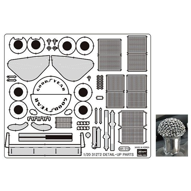 Hasegawa QG31 72131 Photo Etched Parts for Ferrari 312T2 1/20 scale parts
