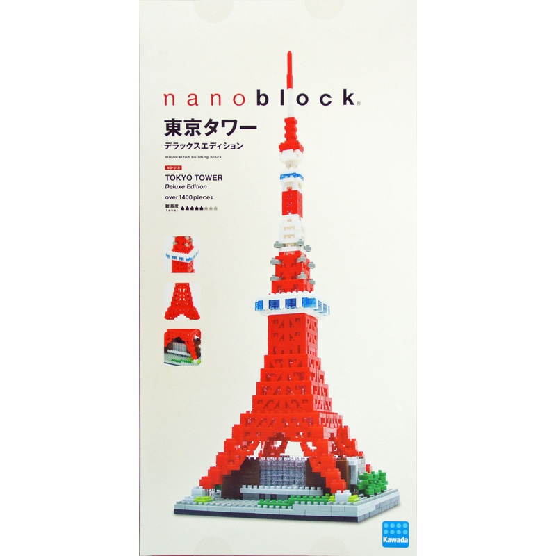 Kawada NB-018 nanoblock Tokyo Tower Deluxe Edition