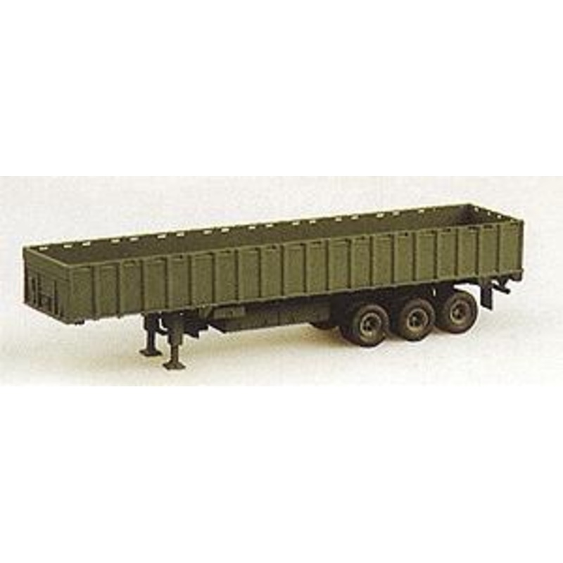 M872A3 3 Axle 34 Ton Flatbed w/Sidewalls Green