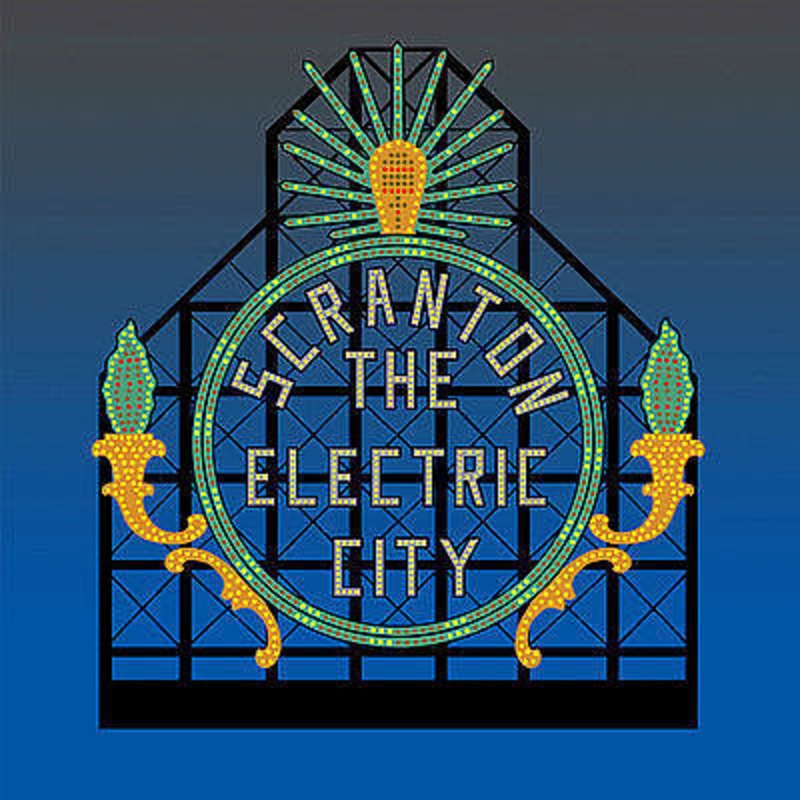Scranton Electric City Animated Neon Billboard