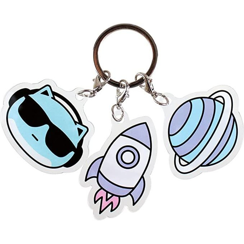 T’s Factory Keychain – Blue Hamham Rocket