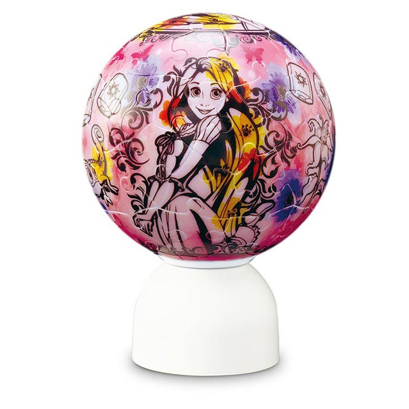 Yanoman 3D LED Lantern Puzzle 2003-479 Disney Tangled Rapunzel (60 Pieces)