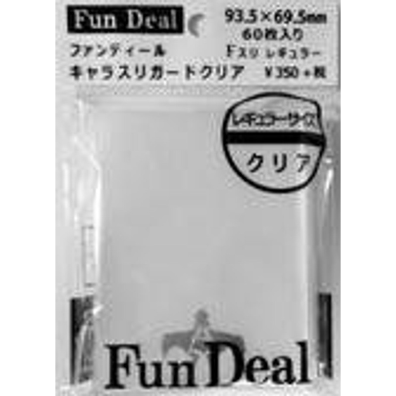 Character Sleeve Guard Clear F Sleeve Regular Size (60 Pieces)