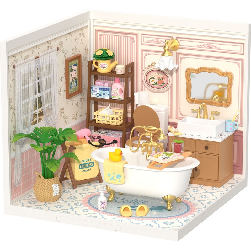 ROBOTIME Super Creator Pop Bubble Bathroom (103 Pieces)