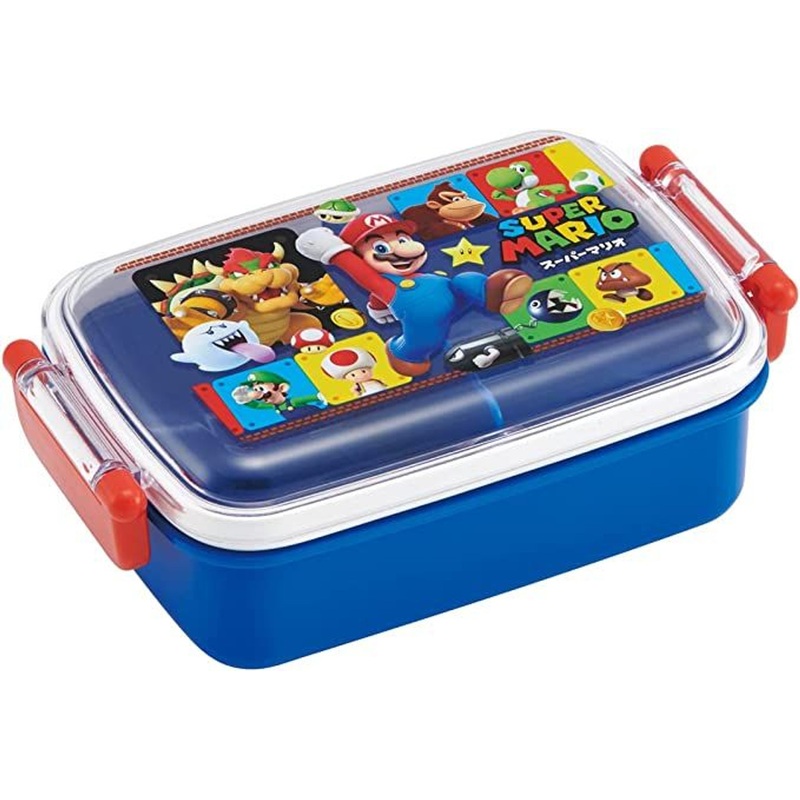 Skater Lunch Box Super Mario Blue