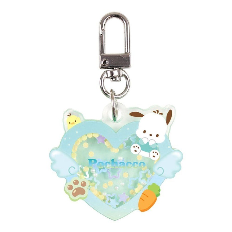 T’s Factory Sanrio Heart Shaker Keychain Pochacco