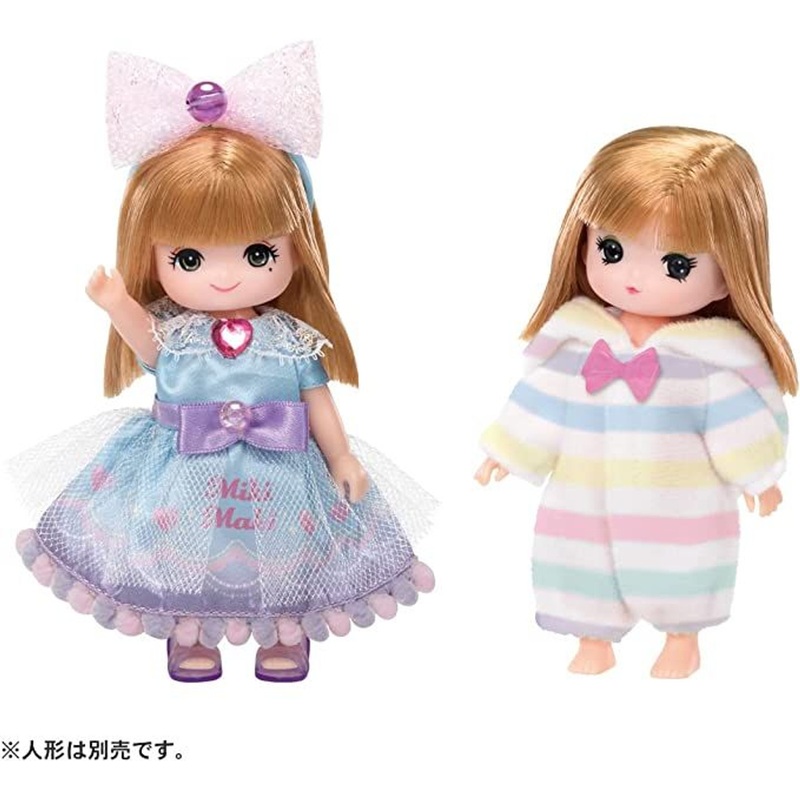 Takara Tomy Licca Doll Mikichan Makichan Dress Set Dreaming Dress & Pajama