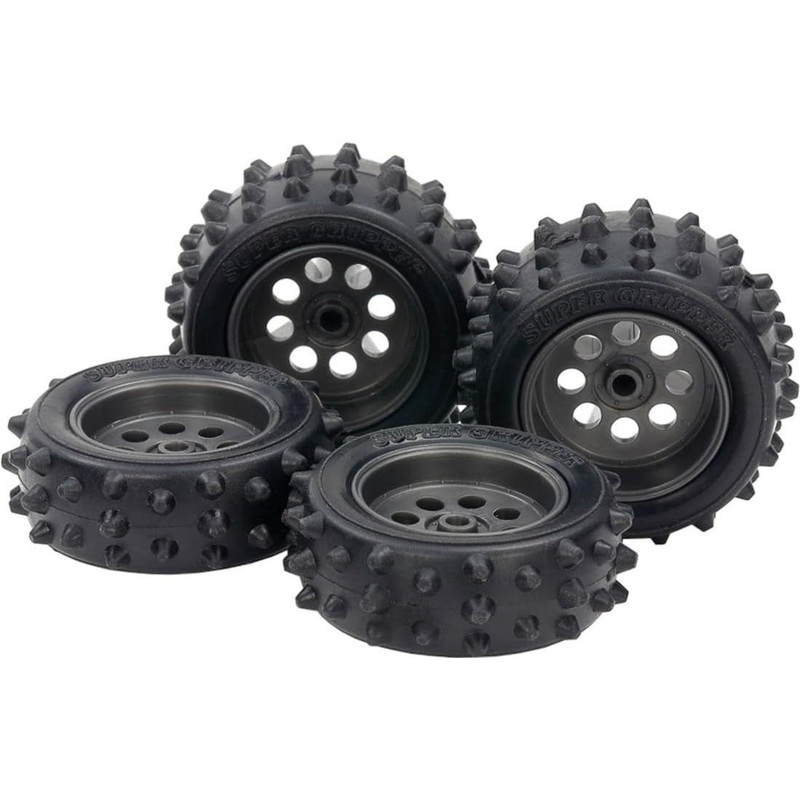 Tamiya 15547 Mini 4WD Spike Tire & Wheel Set (For EZ Chassis)