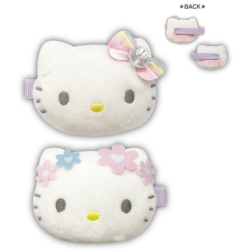 TCP Hello Kitty Plush Multi Clip Rainbow & Flower