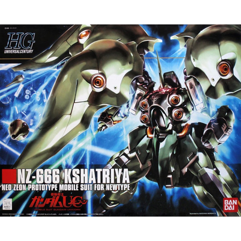 Bandai HGUC 099 Gundam NZ-666 KSHATRIYA 1/144 Scale Kit