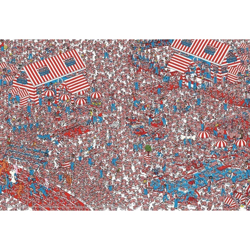 Beverly Jigsaw Puzzle 40-004 Where’s Wally? Woof of the country (40 L-Pieces)