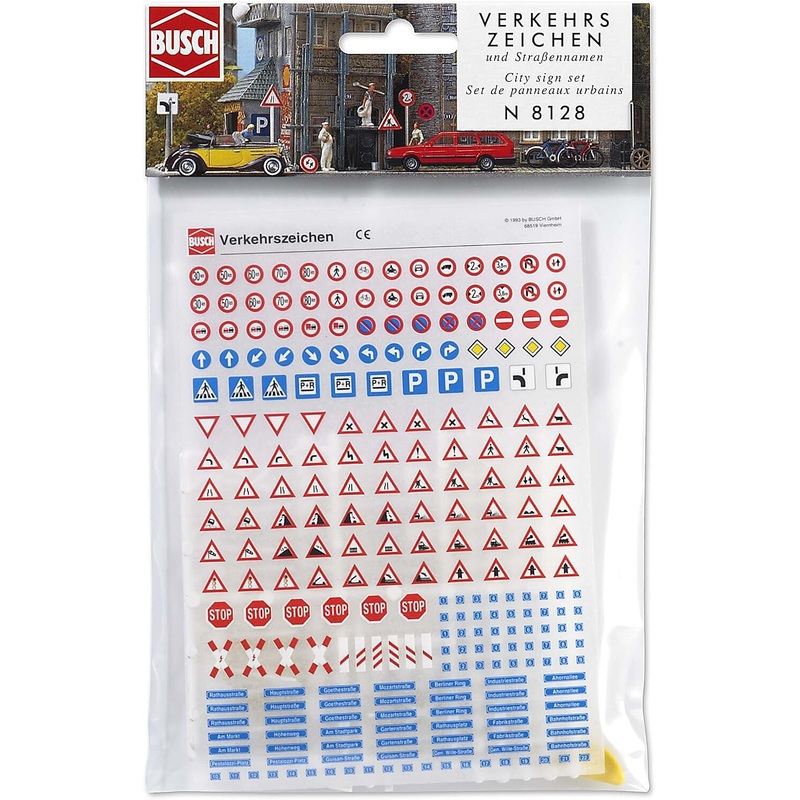 City Sign Set – N-Scale