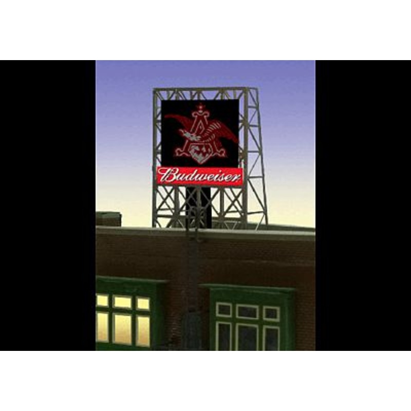 Eagle Animated Neon Rooftop Billboard