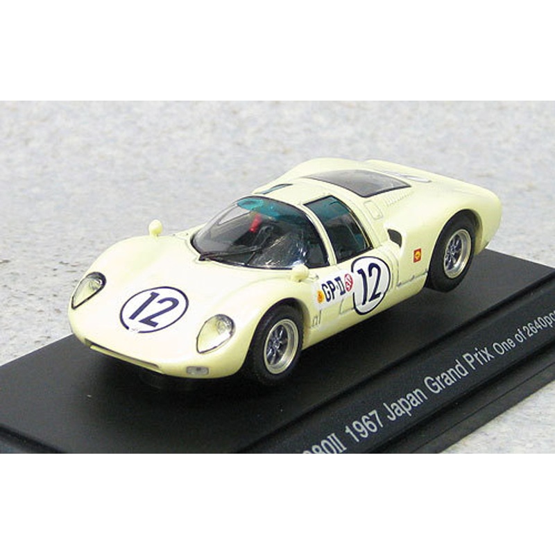 Ebbro 44706 Nissan R380 II 1967 Japan Grand Prix #12 (Ivory) 1/43 Scale