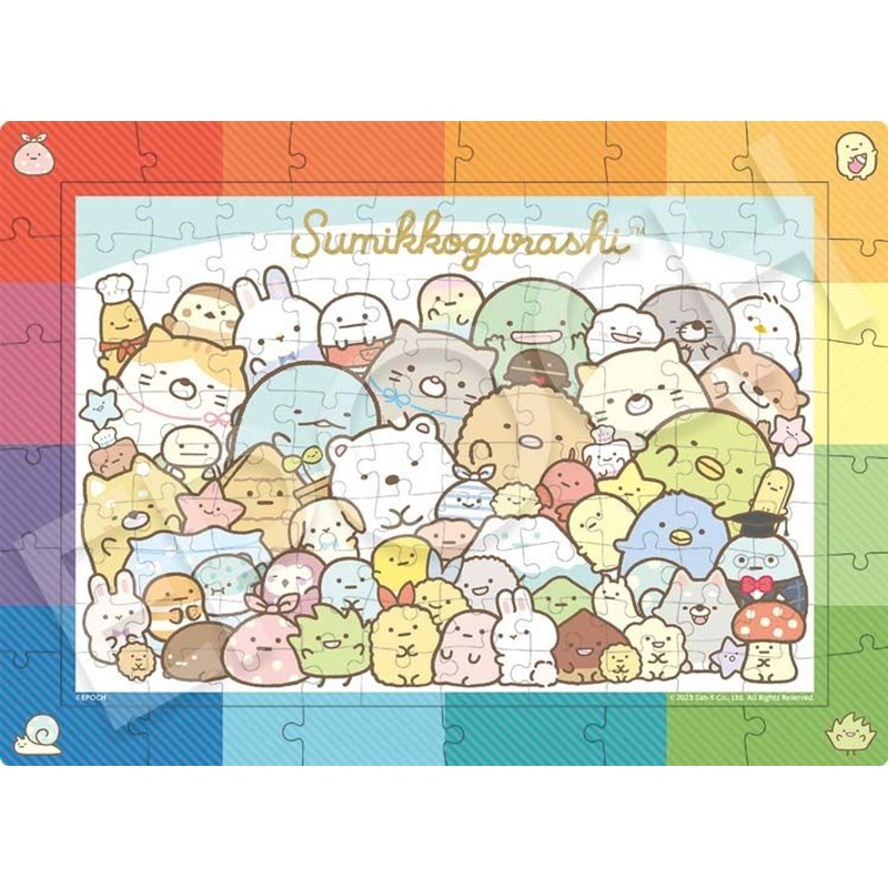 Epoch 26-401 Jigsaw Puzzle Sumikko Gurashi Everybody Gathers (100 L-Pieces)