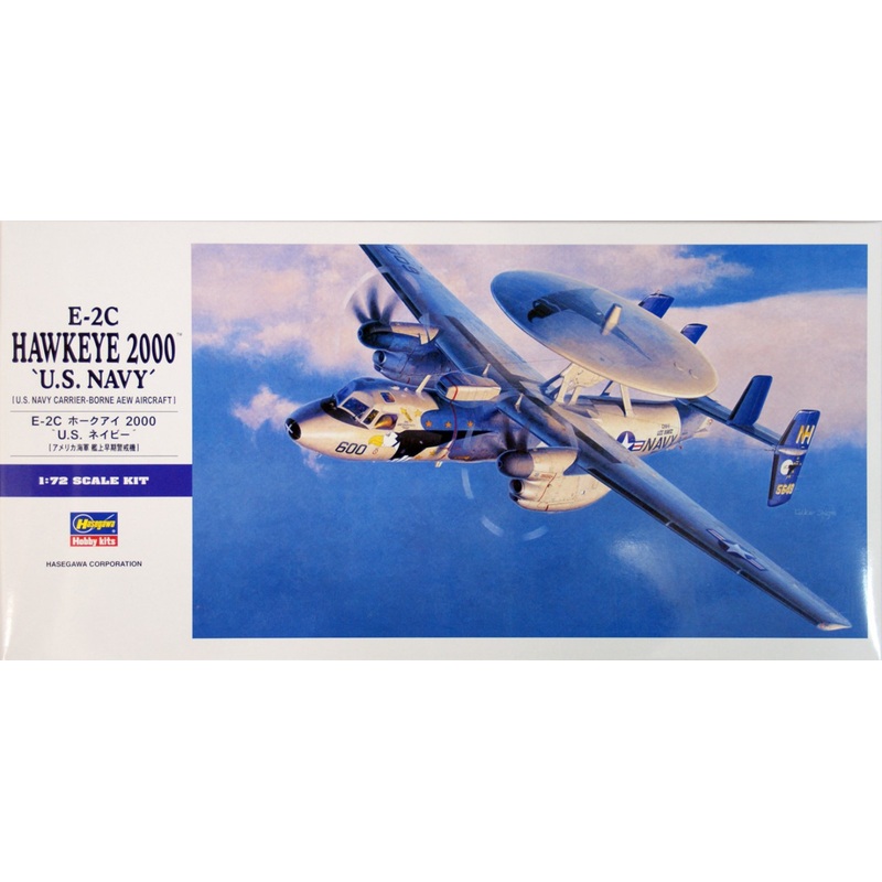 Hasegawa E31 E-2C HAWKEYE 2000 U.S. NAVY 1/72 Scale Kit