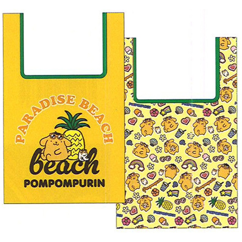 Sanrio Happy Beach Day Eco Bag M Pompompurin