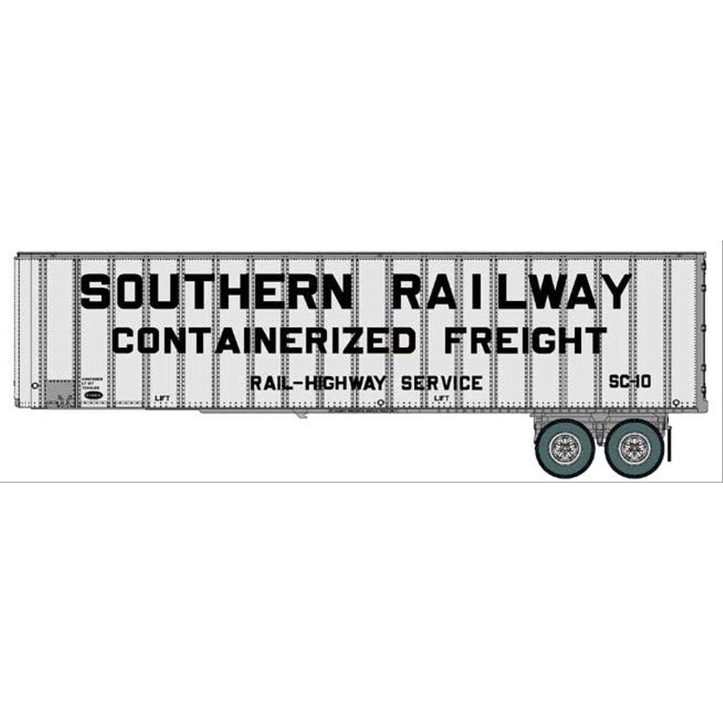 Southern Railway Flexi-Van 40′ Trailer (2)