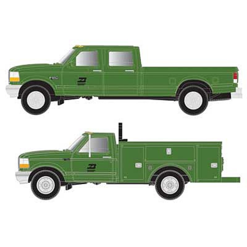 1992 Ford F-250/F-350 Set Burlington Northern