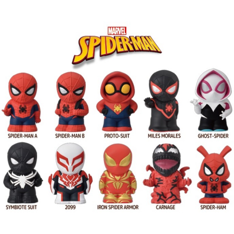 Ensky Spider-Man Soft Vinyl Puppet Mascot (10 Pieces Box)