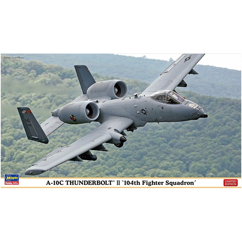 Hasegawa 02216 A-10C Thunderbolt II 104th Fighter Squadron 1/72 Scale Kit
