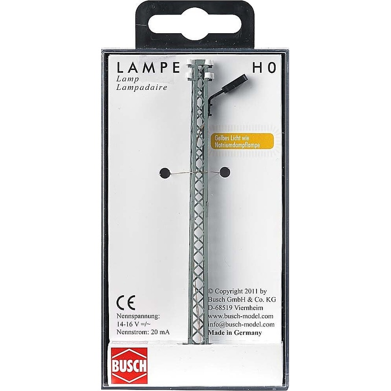 Lattice-Mast Industrial Lamp – Rectangular Housing