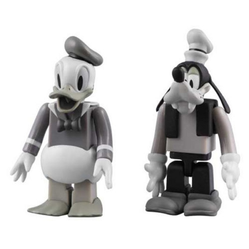 Medicom KUBRICK-260 DONALD DUCK & GOOFY (BLACK & WHITE Version) 4530956172606