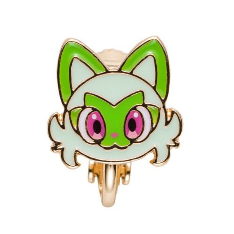 Pokemon Center Original Pokemon Accessory Clip-On Earrings 21 Sprigatito