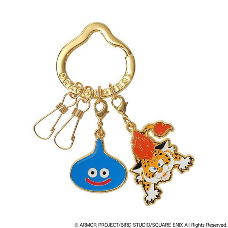 Square Enix Dragon Quest: Smile Slime: Keychain – Slime & Great Sabrecub