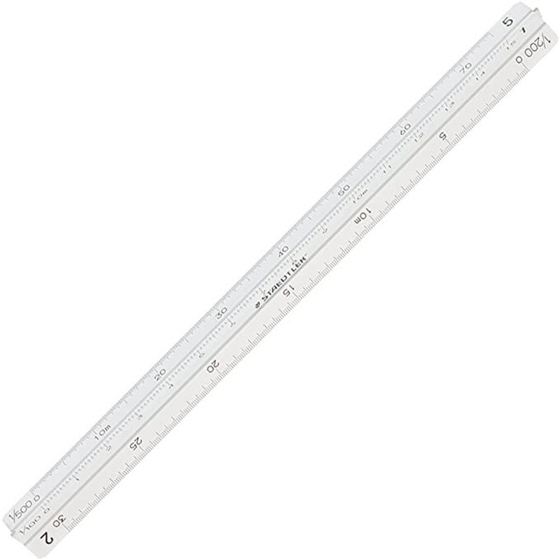 Staedtler Triangular Scale 15cm for Land and House Surveyors